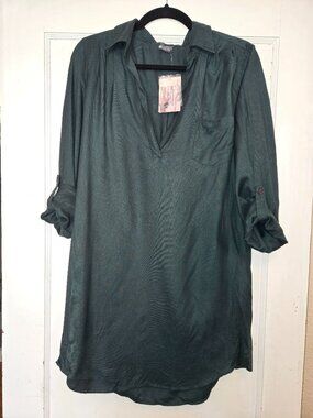Sparkle & Fade Tunic - Green